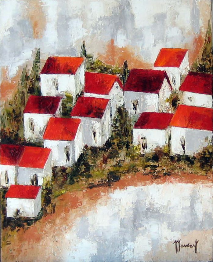 Vue d'ailleurs - 41 x 33 cm